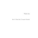 خرید و دانلود نسخه کامل کتاب Think Java – How to Think Like a Computer Scientist