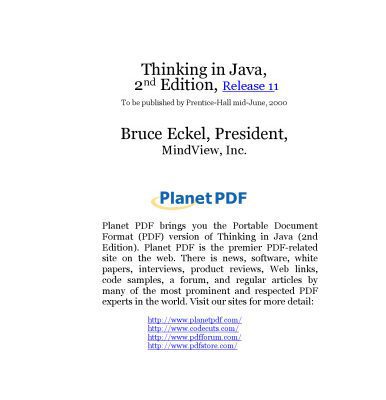 خرید و دانلود نسخه کامل کتاب Thinking In Java