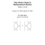 خرید و دانلود نسخه کامل کتاب This Week’s Finds in Mathemtical Physics - articles #1-#50