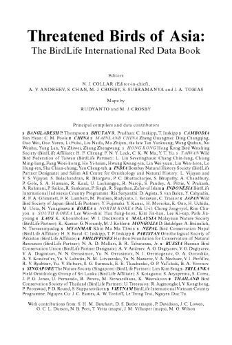 خرید و دانلود نسخه کامل کتاب Threatened Birds of Asia; The BirdLife International Red Data Book – Part A_686e0f52a0c6a.jpeg خرید و دانلود نسخه کامل کتاب Threatened Birds of Asia; The BirdLife International Red Data Book – Part A