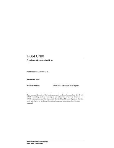 خرید و دانلود نسخه کامل کتاب Tru64 UNIX. System Administration_6885d5b014eff.jpeg خرید و دانلود نسخه کامل کتاب Tru64 UNIX. System Administration