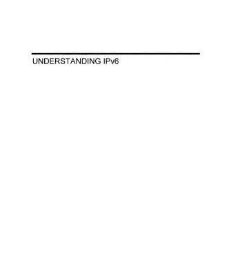 خرید و دانلود نسخه کامل کتاب Understanding IPv6