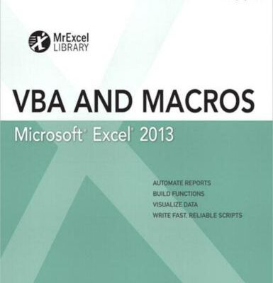 خرید و دانلود نسخه کامل کتاب VBA and Macros: Microsoft Excel 2013