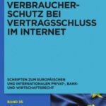 خرید و دانلود نسخه کامل کتاب Verbraucherschutz Bei Vertragsschluss Im Internet