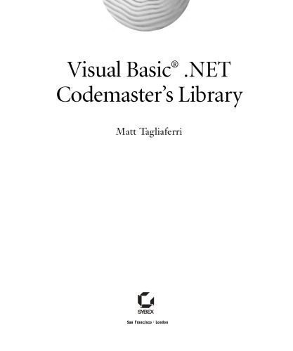 خرید و دانلود نسخه کامل کتاب Visual Basic .NET Codemaster’s Library_68769791c6de2.jpeg خرید و دانلود نسخه کامل کتاب Visual Basic .NET Codemaster’s Library