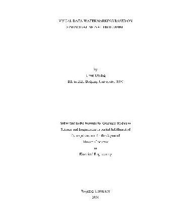 خرید و دانلود نسخه کامل کتاب Visual Data Watermarking Based on Sinusoidal Signal Embedding