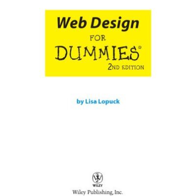 خرید و دانلود نسخه کامل کتاب Web design for dummies