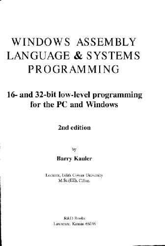 خرید و دانلود نسخه کامل کتاب Windows assembly language and system programming_686cbb5705d9b.jpeg خرید و دانلود نسخه کامل کتاب Windows assembly language and system programming