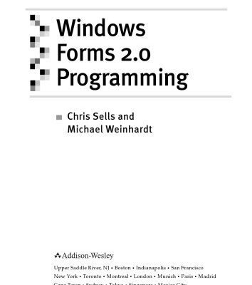 خرید و دانلود نسخه کامل کتاب Windows Forms 2.0 programming