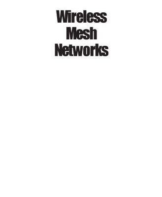 خرید و دانلود نسخه کامل کتاب Wireless Mesh Networks