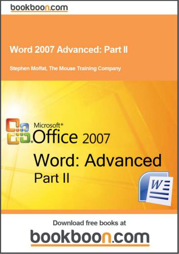 خرید و دانلود نسخه کامل کتاب Word 2007 Advanced. Part II_687c8e0d55e9b.jpeg خرید و دانلود نسخه کامل کتاب Word 2007 Advanced. Part II