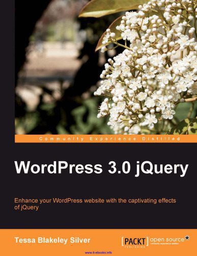 خرید و دانلود نسخه کامل کتاب WordPress 3.0 jQuery: Enhance your WordPress website with the captivating effects of jQuery_6864586ce1f15.jpeg خرید و دانلود نسخه کامل کتاب WordPress 3.0 jQuery: Enhance your WordPress website with the captivating effects of jQuery