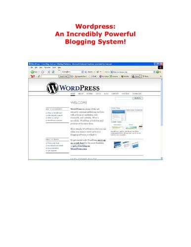 خرید و دانلود نسخه کامل کتاب WordPress: An Incredibly Powerful Blogging System!_686432759b348.jpeg خرید و دانلود نسخه کامل کتاب WordPress: An Incredibly Powerful Blogging System!