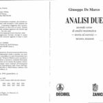 خرید و دانلود نسخه کامل کتاب Analisi due. Teoria ed esercizi