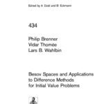 خرید و دانلود نسخه کامل کتاب Besov Spaces and Applications to Difference Methods for Initial Value Problems