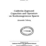 خرید و دانلود نسخه کامل کتاب Calderon-Zygmund capacities and operators on nonhomogeneous spaces