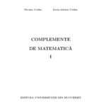 خرید و دانلود نسخه کامل کتاب Complemente de Matematica