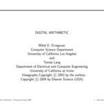 خرید و دانلود نسخه کامل کتاب Digital Arithmetic slides