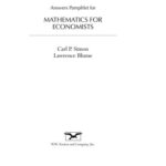 خرید و دانلود نسخه کامل کتاب Economics, Mathematical Solutions