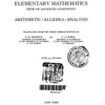 خرید و دانلود نسخه کامل کتاب Elementary Mathematics from an Advanced Standpoint. Vol. 1