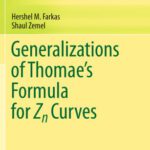 خرید و دانلود نسخه کامل کتاب Generalizations of Thomae's Formula for Zn Curves