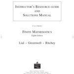 خرید و دانلود نسخه کامل کتاب Instructor's Resource Guide and Solutions Manual to Finite Mathematics