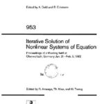 خرید و دانلود نسخه کامل کتاب Iterative solutions of nonlinear systems of equations: Proceedings of a meeting held at Oberwolfach