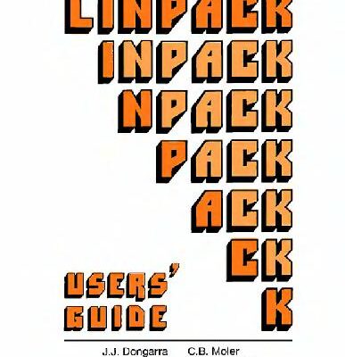 خرید و دانلود نسخه کامل کتاب LINPACK: users' guide
