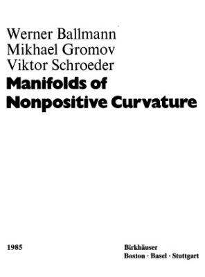 خرید و دانلود نسخه کامل کتاب Manifolds of nonpositive curvature