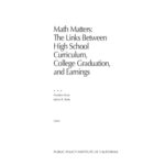 خرید و دانلود نسخه کامل کتاب Math Matters: The Links Between High School Curriculum, College Graduation, and Earnings