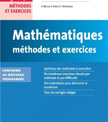 خرید و دانلود نسخه کامل کتاب Mathématiques - Méthodes et Exercices BCSPT 2e année