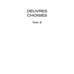خرید و دانلود نسخه کامل کتاب Oeuvres choisies tome II