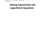 خرید و دانلود نسخه کامل کتاب Solving Exponential and Logaritmic Equations (Lecture Note Series  Topics in College Algebra Book 2) Joe Sweeney J S Blume Publishing