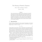 خرید و دانلود نسخه کامل کتاب The Meaning of Einstein's Equation