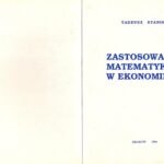 خرید و دانلود نسخه کامل کتاب Zastosowania matematyki w ekonomii