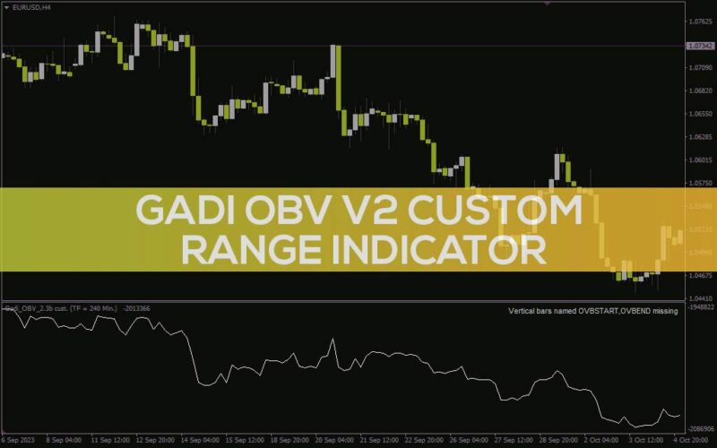 خرید و دانلود ارزیابی قدرت روند با حجم معاملات با اندیکاتور Gadi OBV v2 Custom Range برای MT4 - تصویر 2