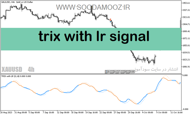 خرید و دانلود اندیکاتور فوق حرفه ای سیگنال یاب برای متاتریدر5 با نام trix with lr signal - تصویر 2