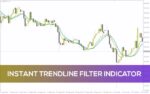خرید و دانلود تشخیص جهت روند و نواحی بازگشت بازار با اندیکاتور Instant Trendline Filter برای MT4