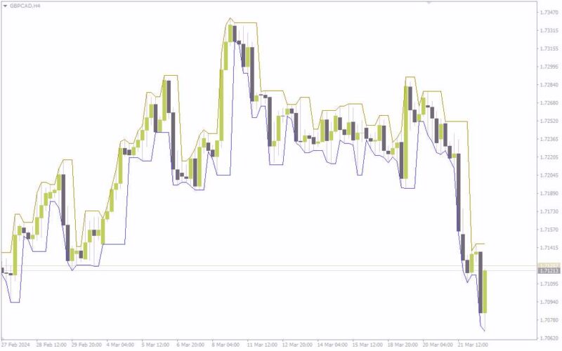 خرید و دانلود تشخیص روند روزانه و معاملات بر اساس شکست‌های قیمت با اندیکاتور Daily High Low برای MT4 - تصویر 5