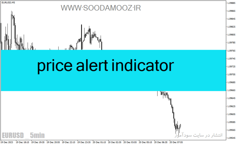 خرید و دانلود دانلود اندیکاتور آلارت برای متاتریدر4 با نام price alert indicator - تصویر 2