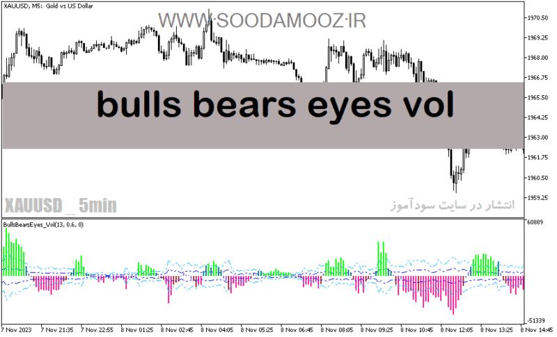 خرید و دانلود دانلود اندیکاتور رایگان فارگس برای متاتریدر5 با نام bulls bears eyes vol - تصویر 2