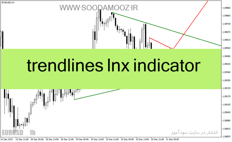 خرید و دانلود دانلود اندیکاتور رسم خط روند برای متاتریدر4 با نام trendlines lnx indicator - تصویر 2