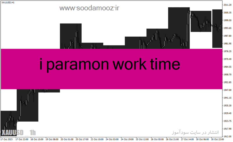خرید و دانلود دانلود اندیکاتور طلا فارکس برای متاتریدر4 با نام i paramon work time - تصویر 2