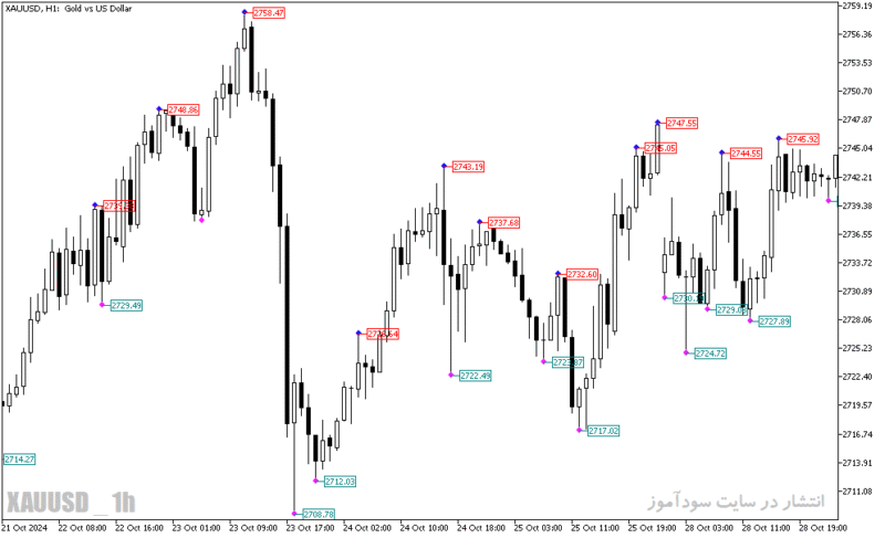 خرید و دانلود دانلود اندیکاتور فراکتال برای متاتریدر5 با نام ytg fractals price - تصویر 3