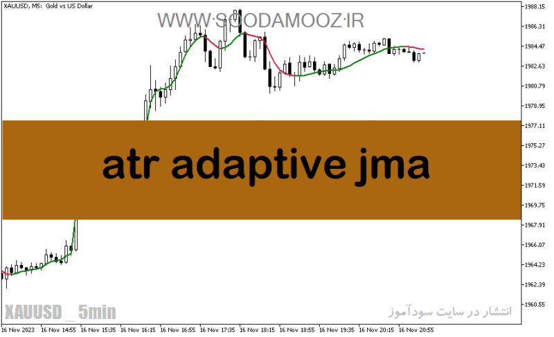 خرید و دانلود دانلود اندیکاتور مووینگ اوریج در فارکس برای متاتریدر5 با نام atr adaptive jma - تصویر 2