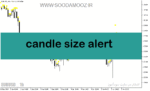 خرید و دانلود دانلود اندیکاتور کاربردی فارکس برای متاتریدر5 با نام candle size alert