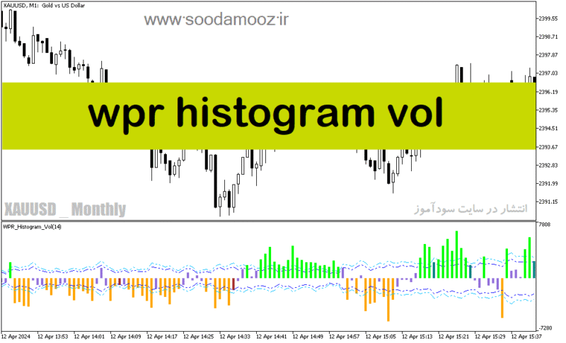 خرید و دانلود دانلود بهترین اندیکاتور اسکالپ برای متاتریدر5 با نام wpr histogram vol - تصویر 2