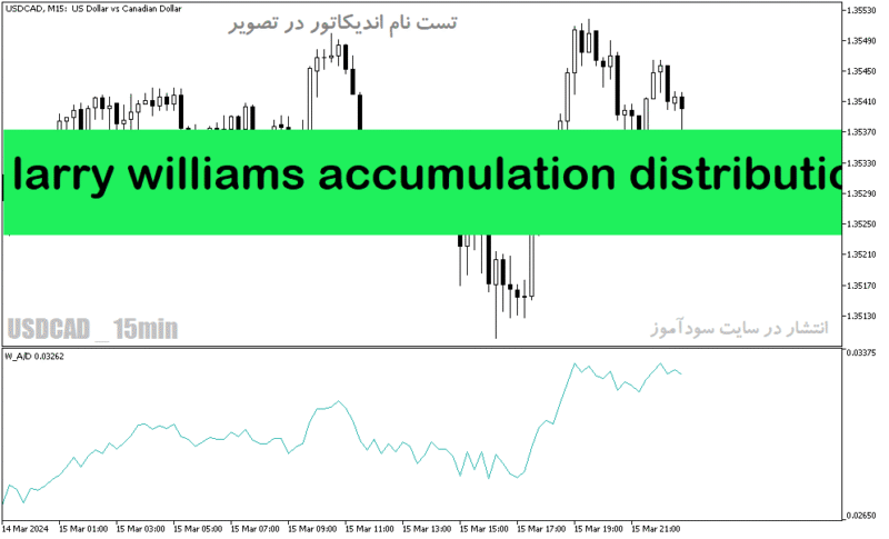 خرید و دانلود دانلود بهترین اندیکاتور برای واگرایی در متاتریدر5 با نام larry williams accumulation distribution - تصویر 2