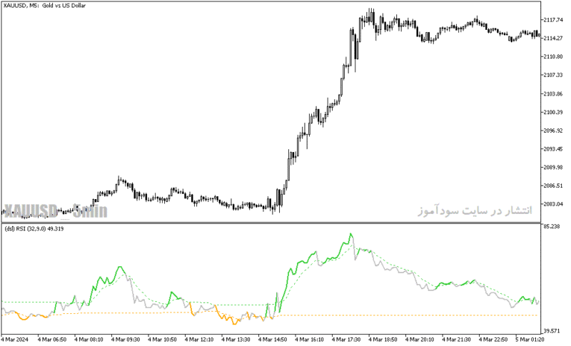 خرید و دانلود دانلود بهترین اندیکاتور بازار رنج برای متاتریدر5 با نام dsl rsi indicator - تصویر 5