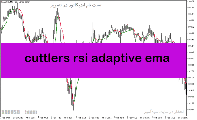 خرید و دانلود دانلود بهترین اندیکاتور برای اسکالپ طلا در متاتریدر5 با نام cuttlers rsi adaptive ema - تصویر 2